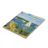 カナダのマホーン湾のセーリングボート タイル (側面)