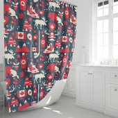 カナダのムースカナダのアイコン シャワーカーテン