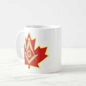カナダのメイスン コーヒーマグカップ (正面左)