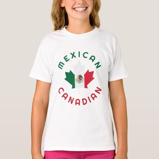 カナダのメキシコのルーツ Tシャツ (正面)