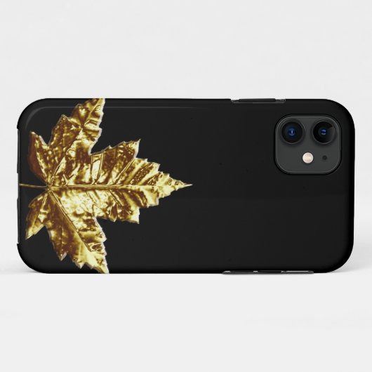 カナダのメダルIPhone 5ケース金ゴールドカナダのリーフギフト Case-Mate iPhoneケース (裏面(横))