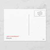 カナダのメリークリスマスサンタ シーズンポストカード (裏面)