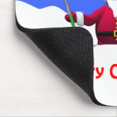 カナダのメリークリスマスサンタ マウスパッド (コーナー)