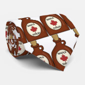 カナダのメープルシロップのおもしろいの膚触りがよいメンズのタイ ネクタイ (ロール)