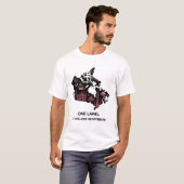 カナダのメープルモザイクTシャツ: 文化の融合デザイン Tシャツ (正面フル)
