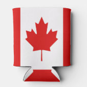 カナダのメープルリーフ国旗 缶クーラー (裏面)