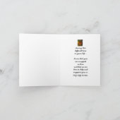 カナダのメープルリーフ あなたのことを想う カード (内部)