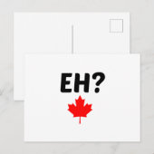 カナダのメープルリーフ ポストカード (正面/裏面)