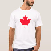 カナダのメープルリーフTシャツ Tシャツ (正面)