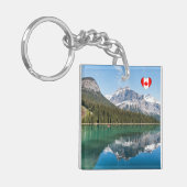 カナダのヨーホー国立公園にあるエメラルド湖でカヌー キーホルダー (正面左)