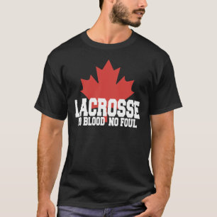 カナダのラクロスのカナダ人 Tシャツ