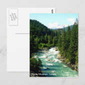 カナダのロッキーマウンテン葉書 ポストカード (正面/裏面)
