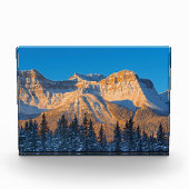 カナダのロッキー山脈のWaputik山脈 フォトブロック (正面)