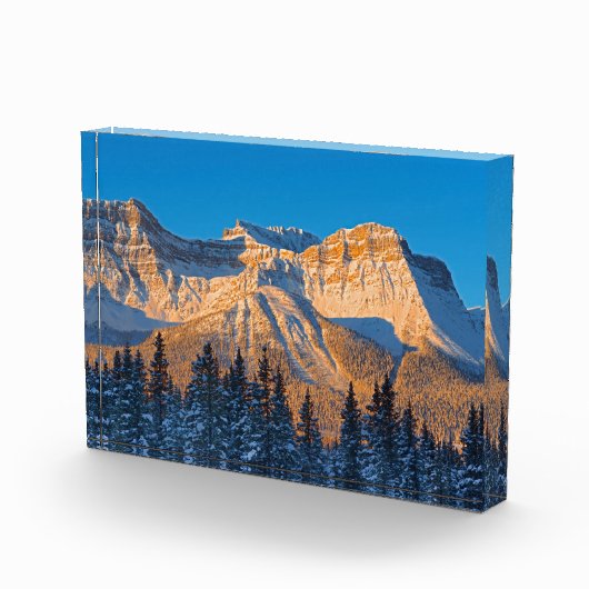 カナダのロッキー山脈のWaputik山脈 フォトブロック (右)