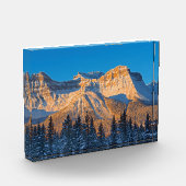 カナダのロッキー山脈のWaputik山脈 フォトブロック (左)