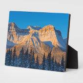 カナダのロッキー山脈のWaputik山脈 フォトプラーク (側面)