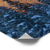 カナダのロッキー山脈のWaputik山脈 ポスター (角)