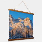 カナダのロッキー山脈のWaputik山脈 吊り下げ型タペストリー (傾斜あり)