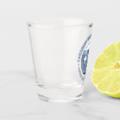 カナダのロッキー山脈(BG) ショットグラス (左)