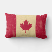 カナダのヴィンテージの旗は衰退しました ランバークッション (裏面)