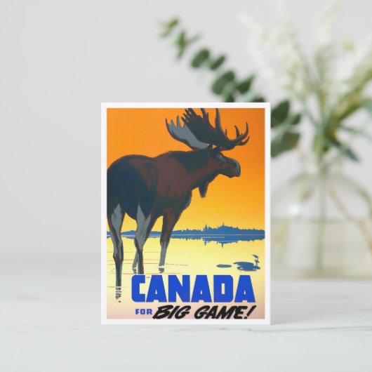 カナダのヴィンテージ旅行はがき ポストカード (スタンド正面)