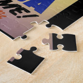 カナダのヴィンテージ旅行ポスター ジグソーパズル (側面)