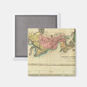 カナダの上下地図 マグネット (正面/裏面)