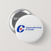 カナダの保守的なパーティーロゴ 缶バッジ (正面&裏面)