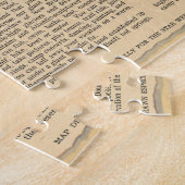 カナダの公園の地図 ジグソーパズル (側面)