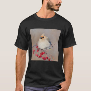カナダの冬のキレンジャク Tシャツ