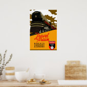 カナダの列車によるヴィンテージ旅行ポスター 2 ポスター (キッチン)