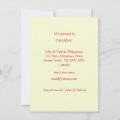 カナダの動きのお知らせ (裏面)