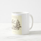 カナダの収入代理店からのメモ コーヒーマグカップ (正面右)