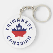 カナダの台湾のルーツ キーホルダー (裏面)