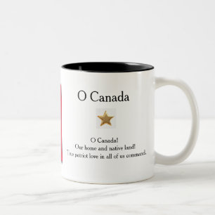 カナダの国旗マグカップ  ツートーンマグカップ