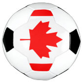 カナダの国旗 サッカーボール (回転)