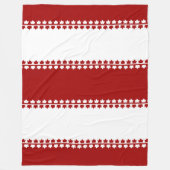 カナダの国旗 ソフトなフリースケット カナダのお土産 フリースブランケット (正面)