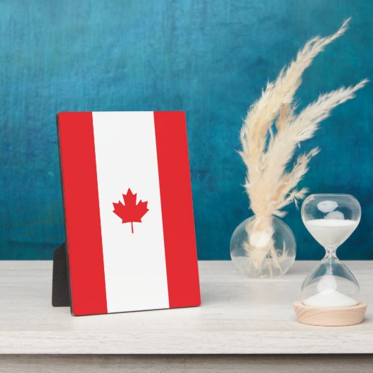 カナダの国旗 フォトプラーク (側面)
