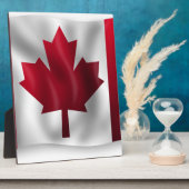 カナダの国旗 フォトプラーク (側面)