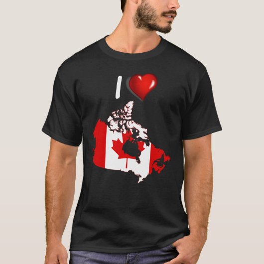 カナダの国旗 Tシャツ (正面)