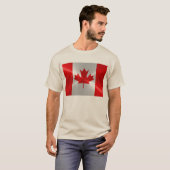 カナダの国旗 Tシャツ (正面フル)