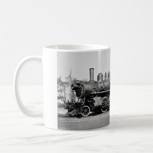 カナダの国民の機関車92の港ドーバー コーヒーマグカップ (左)