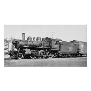 カナダの国民の機関車92の港ドーバー フォトプリント           