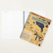 カナダの地図 – カナダの公園 プランナー手帳 (ディスプレー)