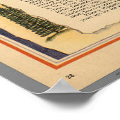 カナダの地図 – カナダの公園 ポスター (角)