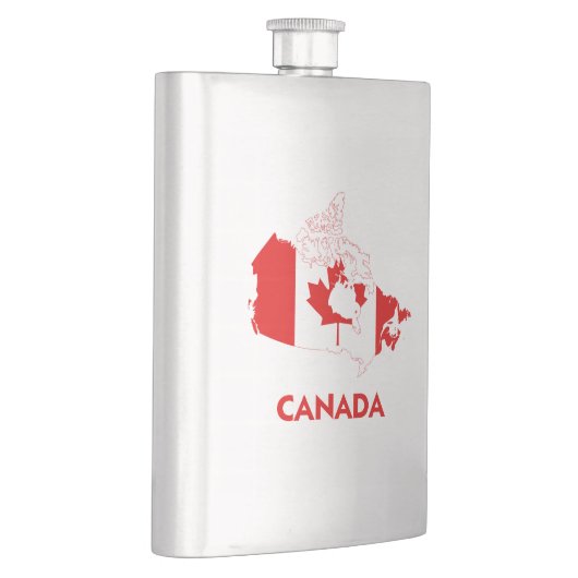 カナダの地図 フラスク (右)