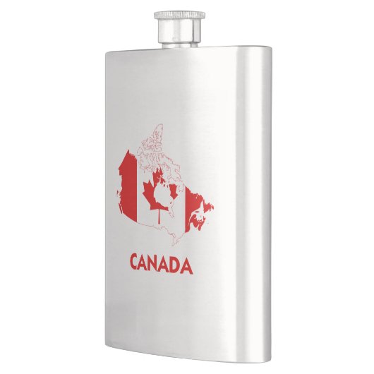 カナダの地図 フラスク (左)
