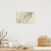 カナダの地図 ポスター (キッチン)