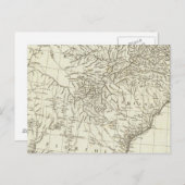 カナダの地図 ポストカード (正面/裏面)