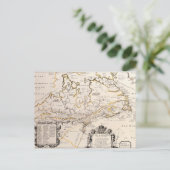 カナダの地図 ポストカード (スタンド正面)